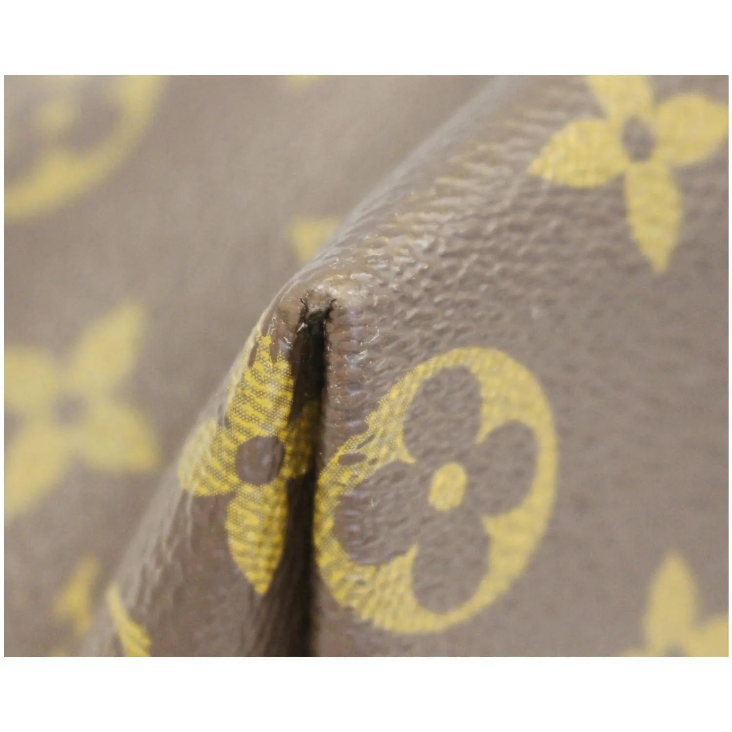 LOUIS VUITTON Iena PM Monogram Canvas Shoulder Bag Brown