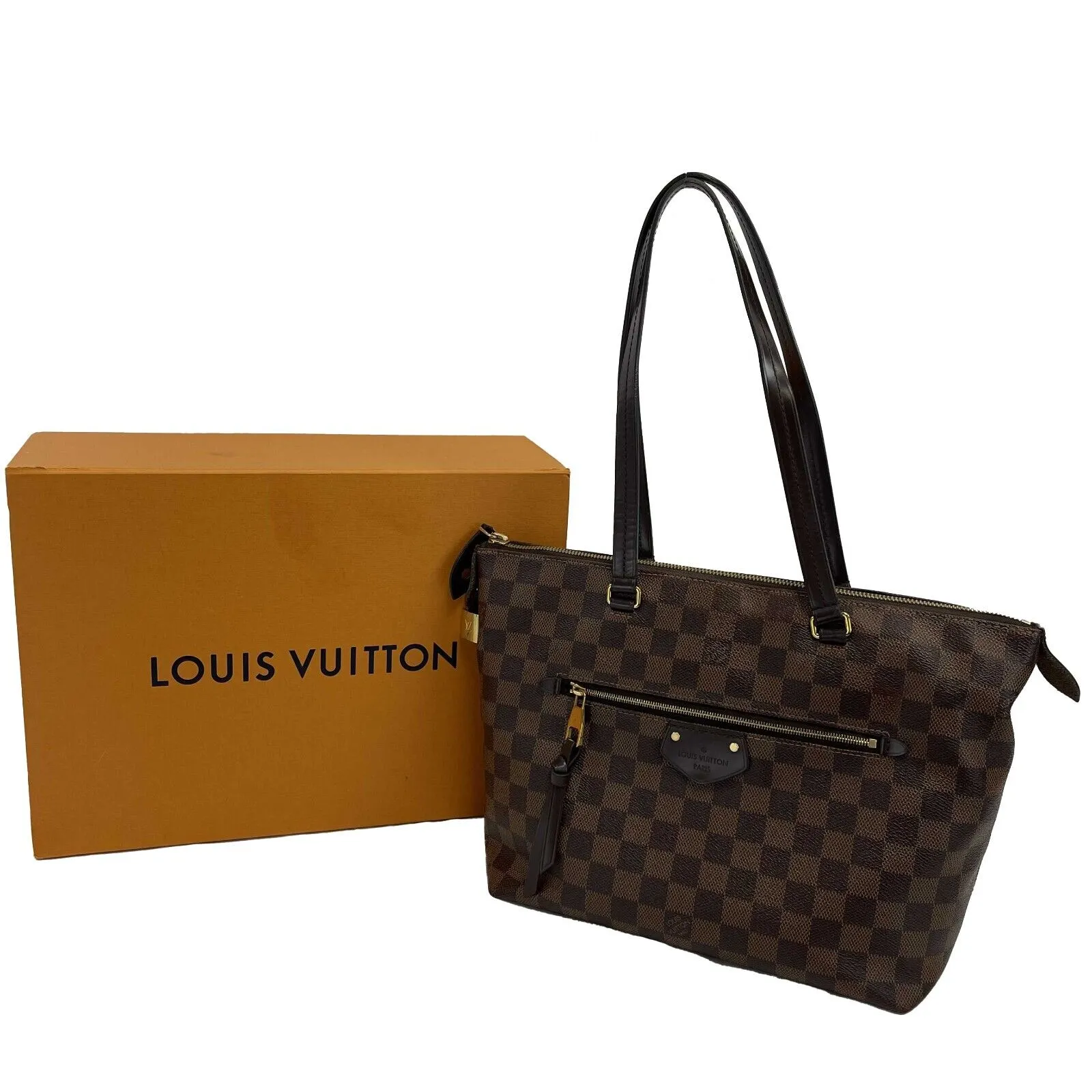 Louis Vuitton Lena Tote PM Damier Ebene Brown