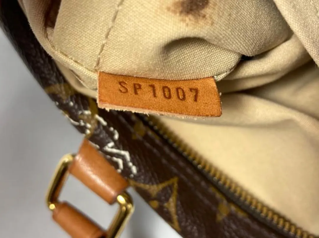 Louis Vuitton Limited Edition Monogram Dentell Speedy 30