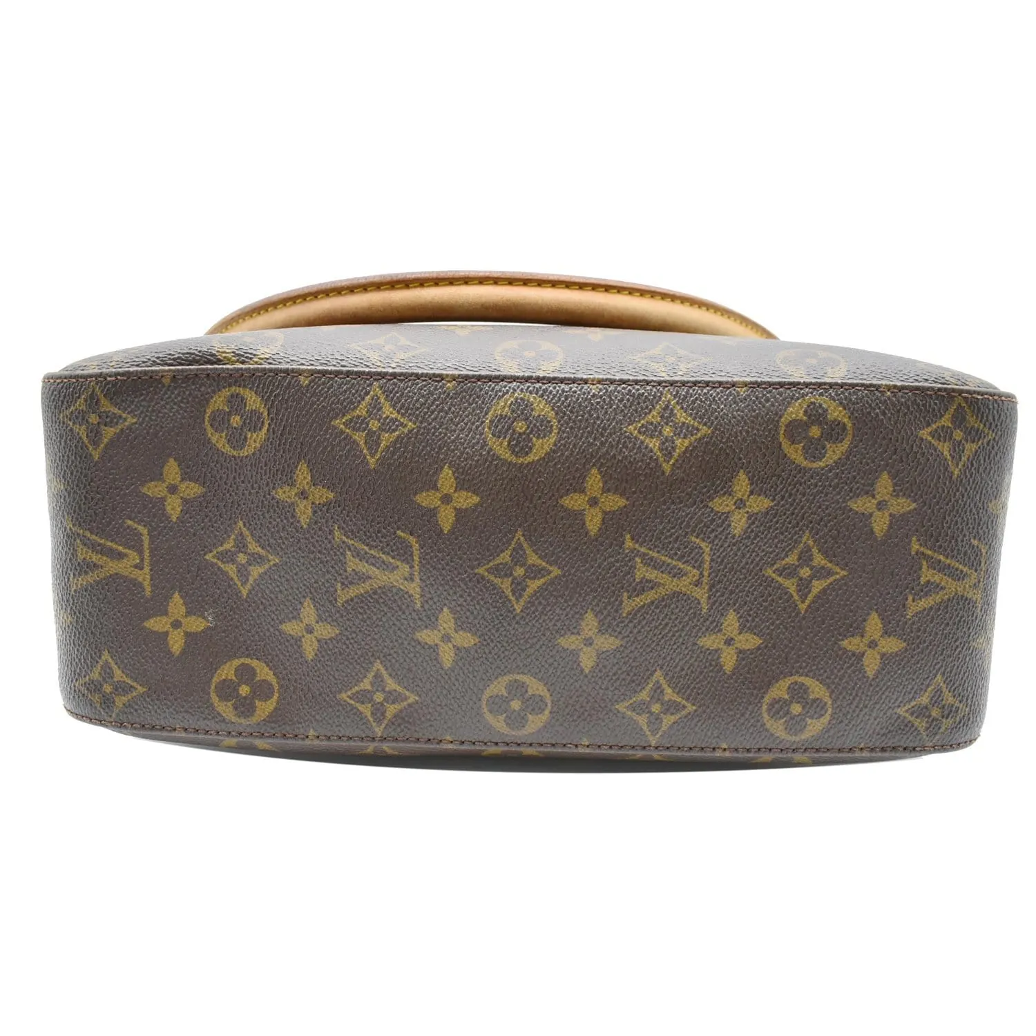 LOUIS VUITTON Looping GM Monogram Canvas Shoulder Bag Brown