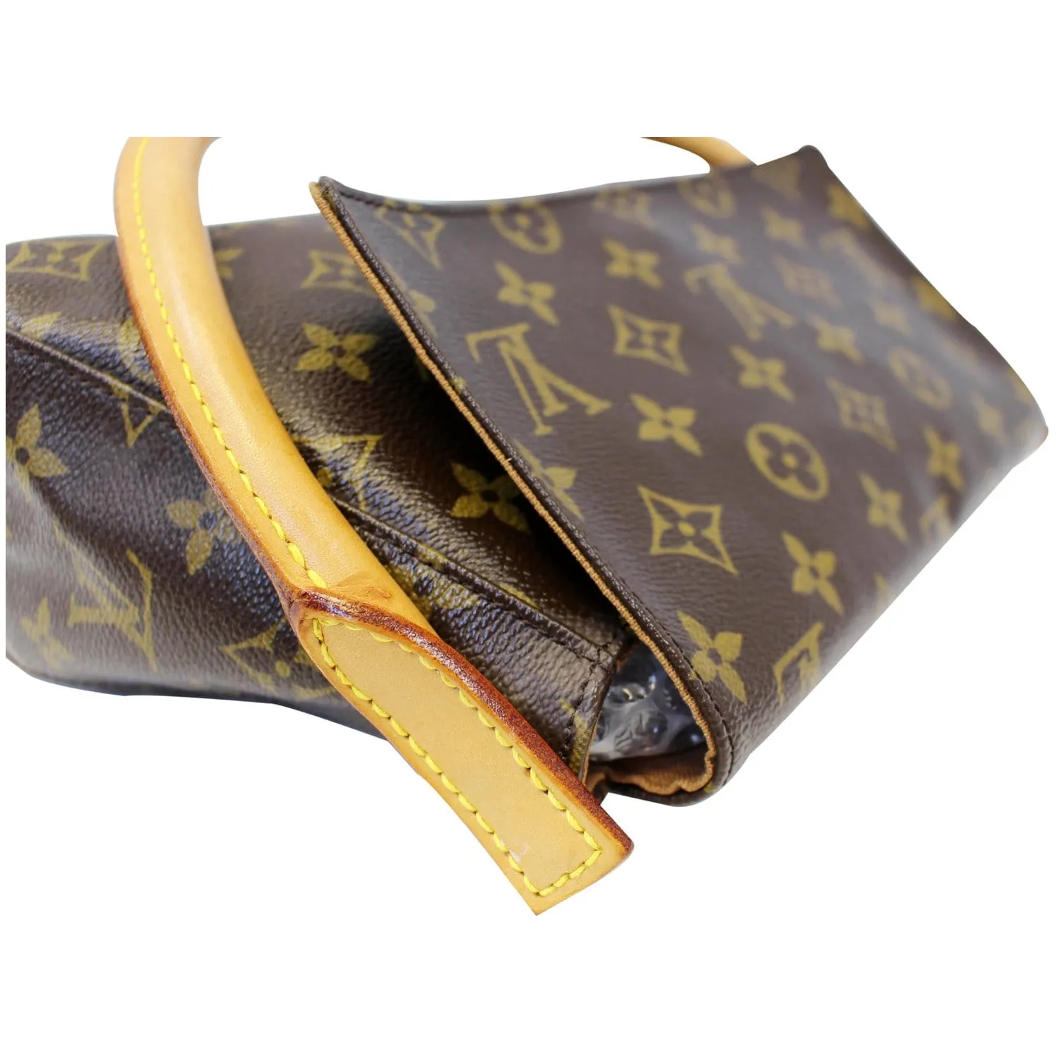 LOUIS VUITTON Looping PM Monogram Canvas Satchel Bag