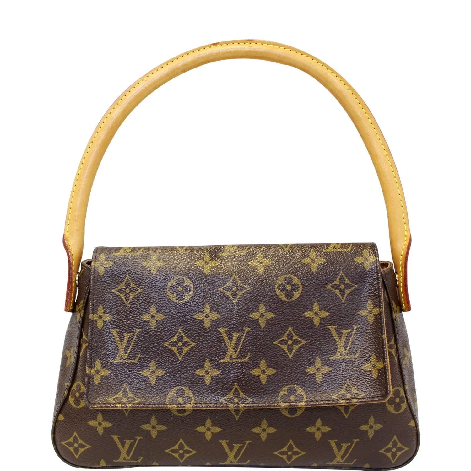 LOUIS VUITTON Looping PM Monogram Canvas Satchel Bag