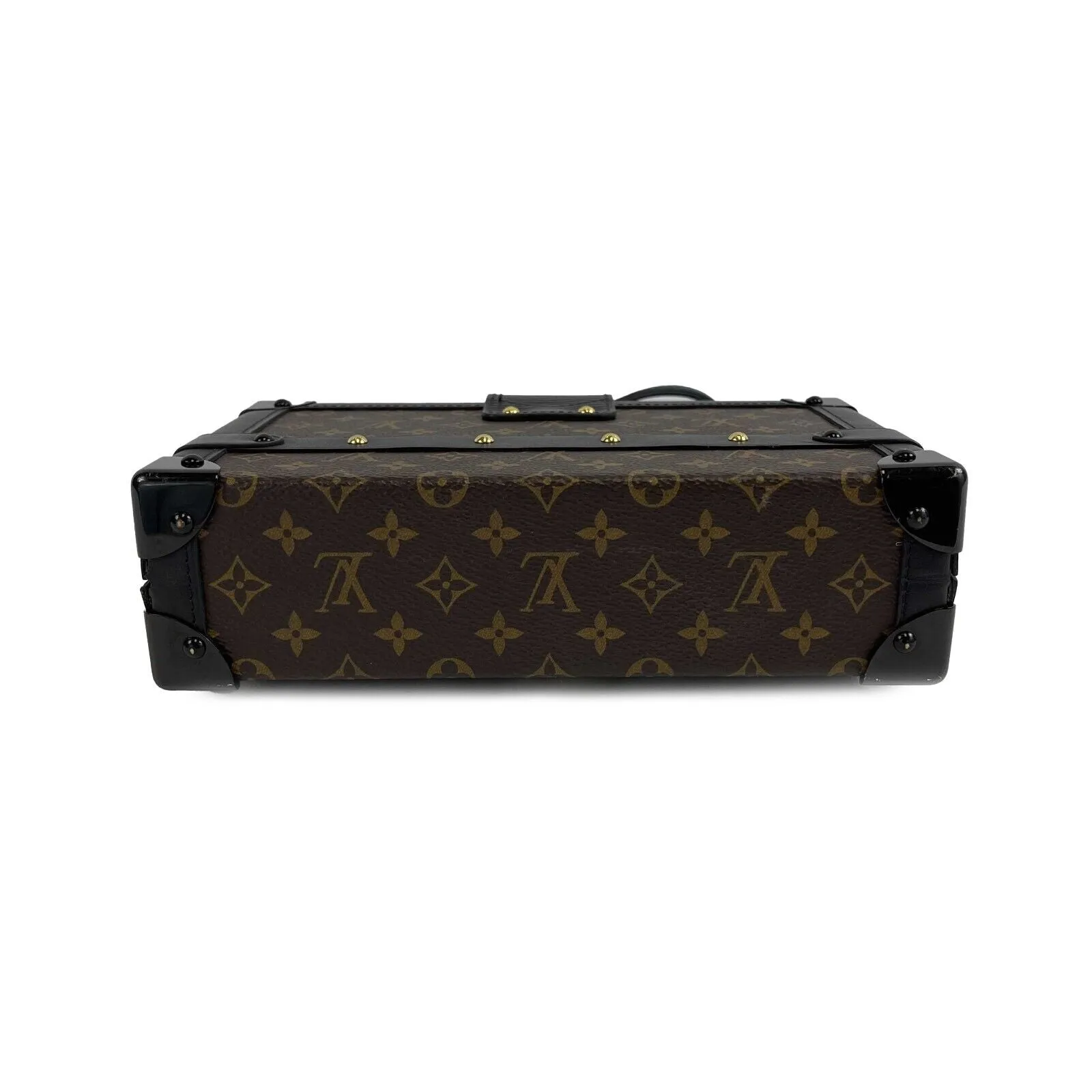 Louis Vuitton - LV m45943 Petite Malle Small Hard Case - Brown / Black Crossbody