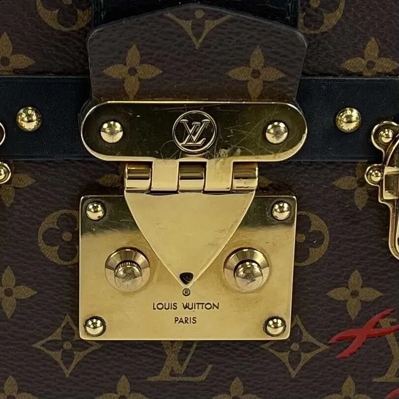Louis Vuitton - LV m45943 Petite Malle Small Hard Case - Brown / Black Crossbody