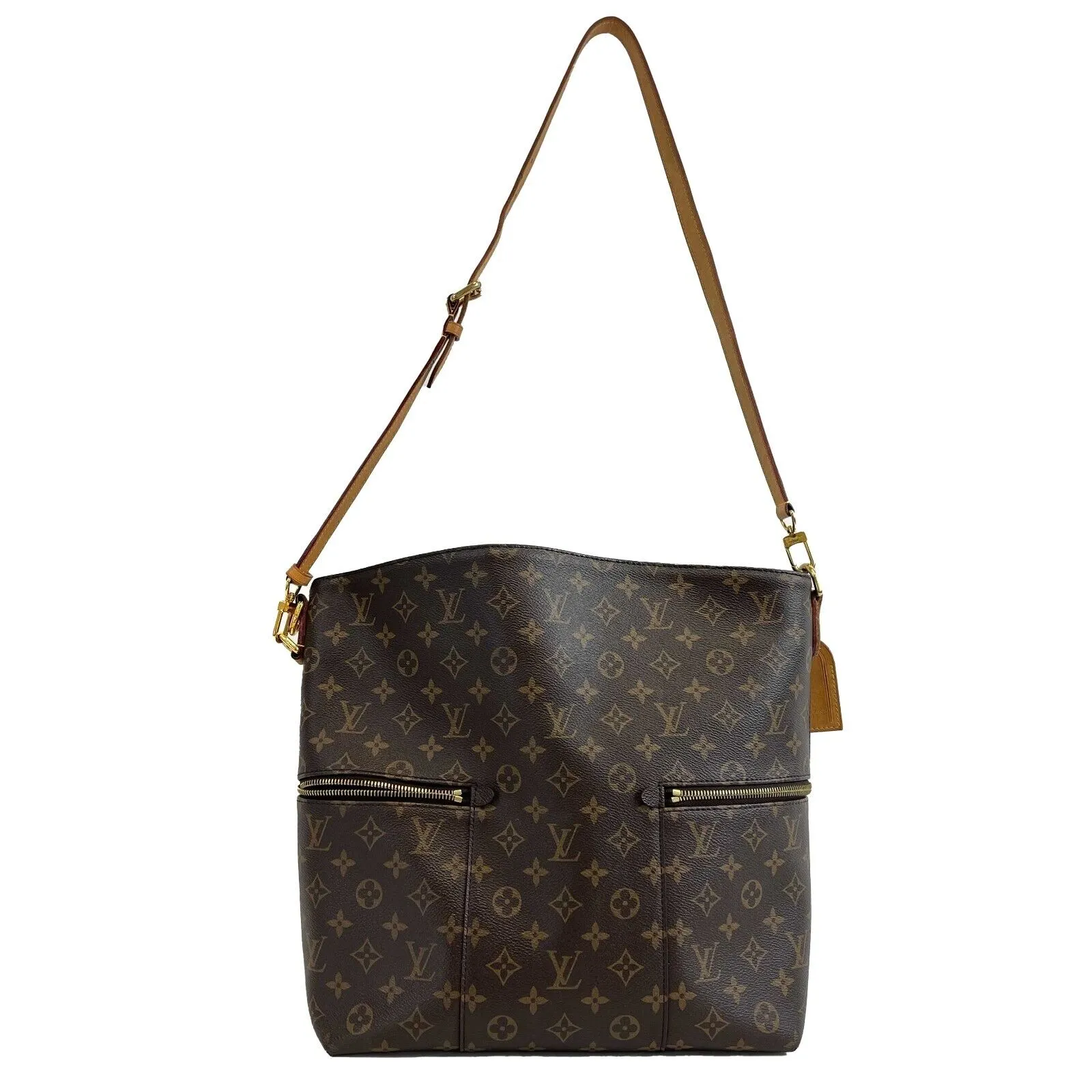 Louis Vuitton - LV - Monogram Brown Melie - Top Handle w/ Shoulder STrap