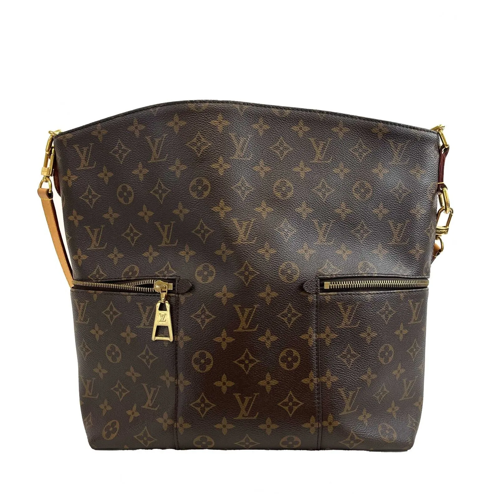 Louis Vuitton - LV - Monogram Brown Melie - Top Handle w/ Shoulder STrap