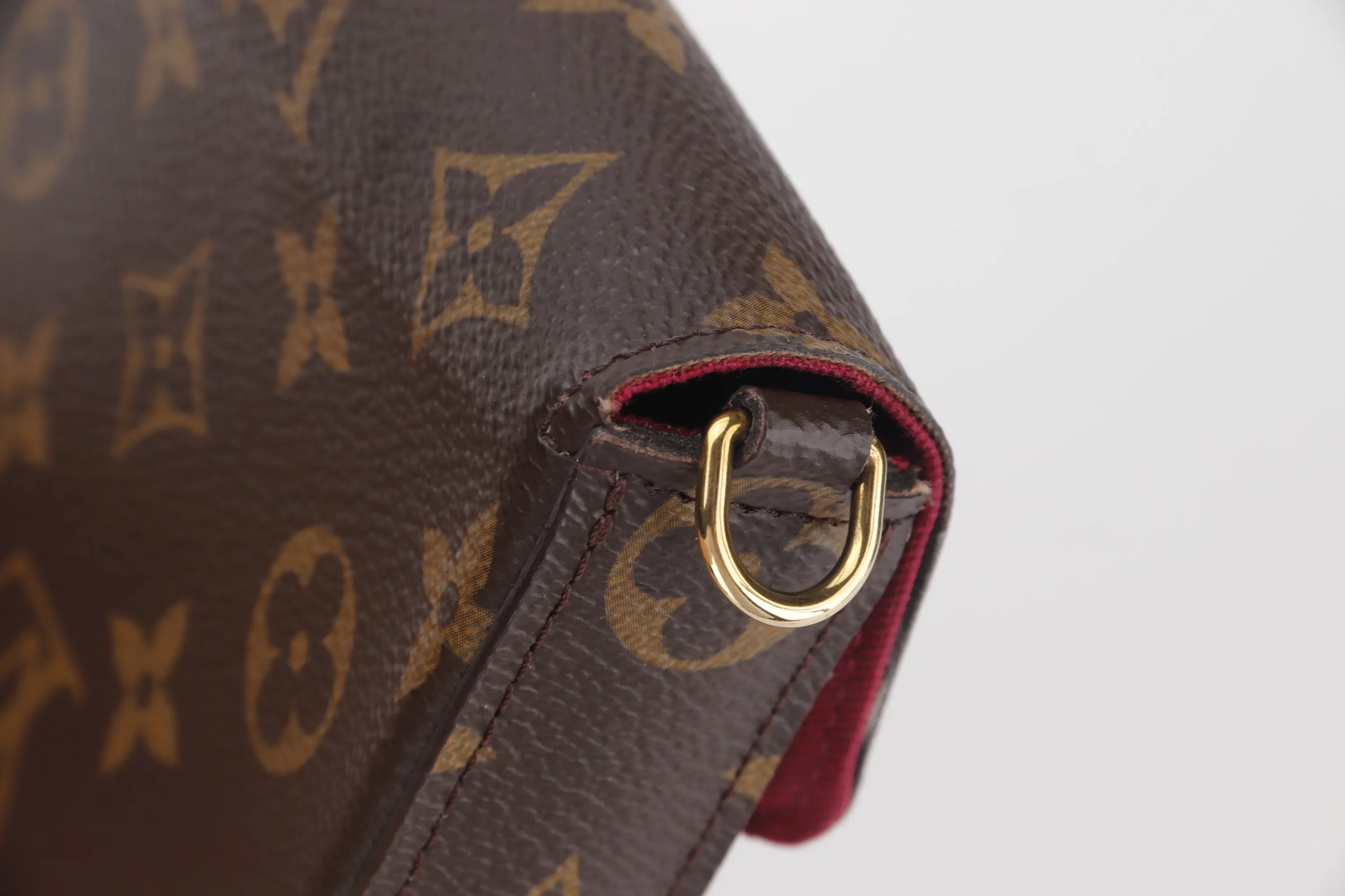 LOUIS VUITTON M61276 POCHETTE FELICIE CHAIN BAG (MI3250) MONOGRAM CANVAS GOLD HARDWARE, WITH CHAIN STRAP, INNER POUCH, INNER CARD POUCH, DUST COVER & BOX