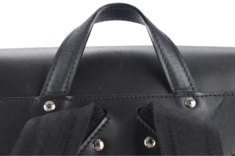 LOUIS VUITTON MACASSAR PARC (M40637) MONOGRAM CANVAS BACKPACK SILVER HARDWARE WITH DUST COVER