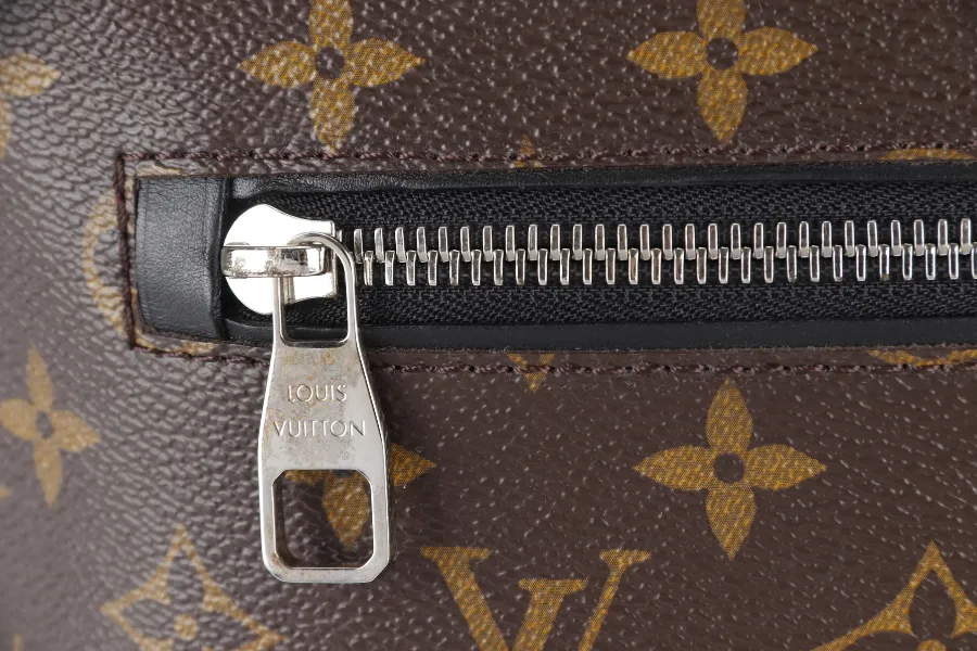 LOUIS VUITTON MACASSAR PARC (M40637) MONOGRAM CANVAS BACKPACK SILVER HARDWARE WITH DUST COVER