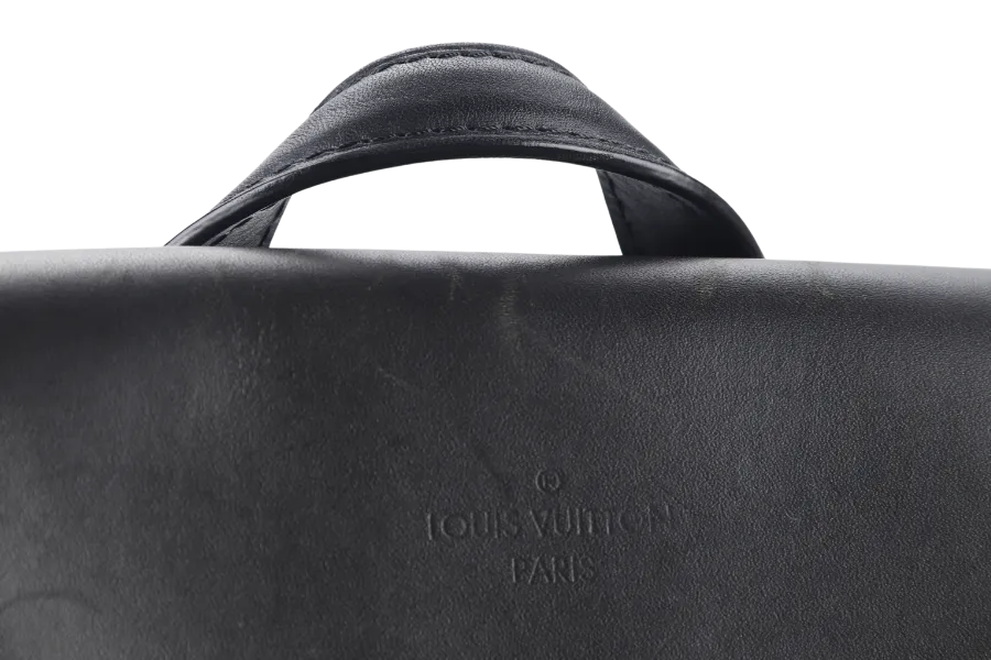 LOUIS VUITTON MACASSAR PARC (M40637) MONOGRAM CANVAS BACKPACK SILVER HARDWARE WITH DUST COVER