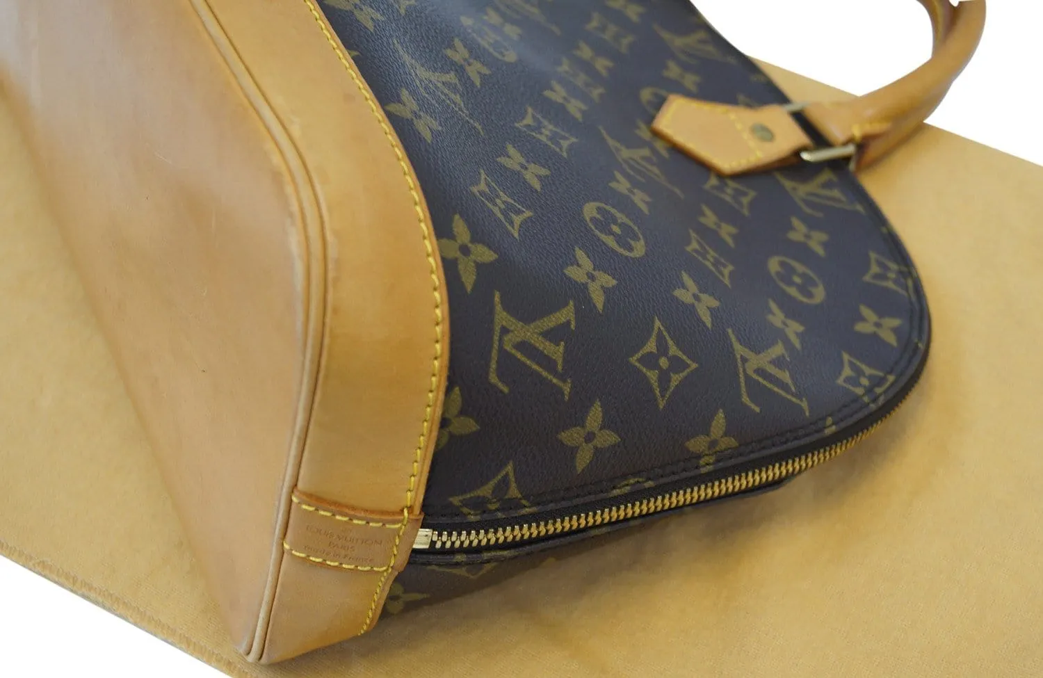 LOUIS VUITTON Monogram Canvas Alma Satchel