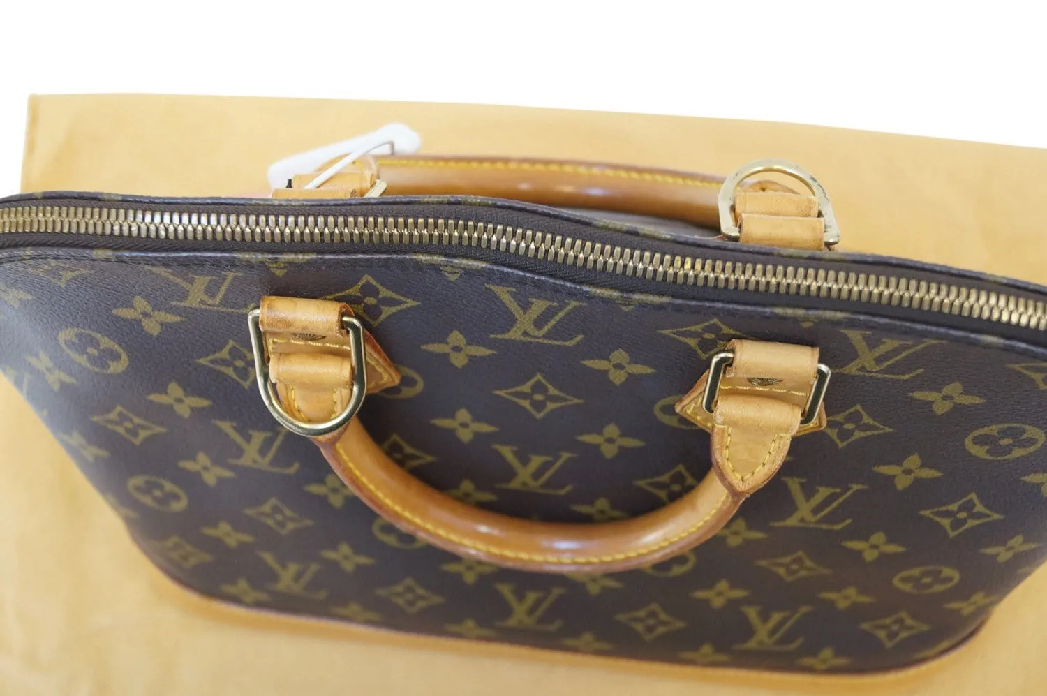 LOUIS VUITTON Monogram Canvas Alma Satchel