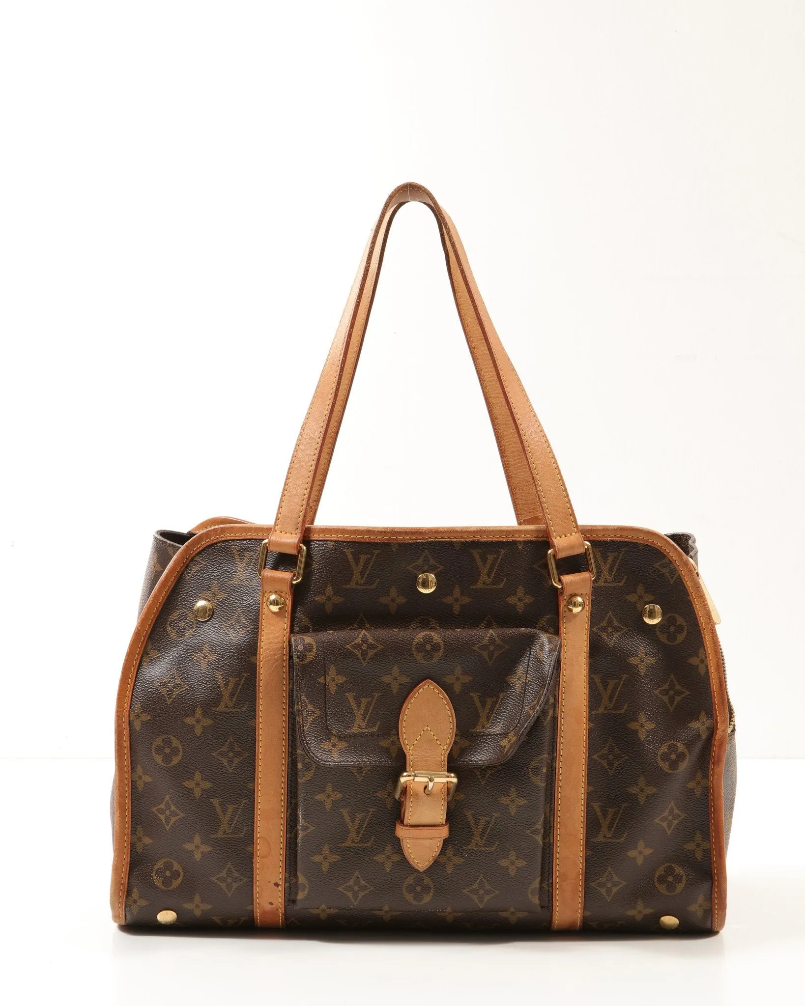 Louis Vuitton Monogram Canvas Baxter GM Dog Carrier Bag