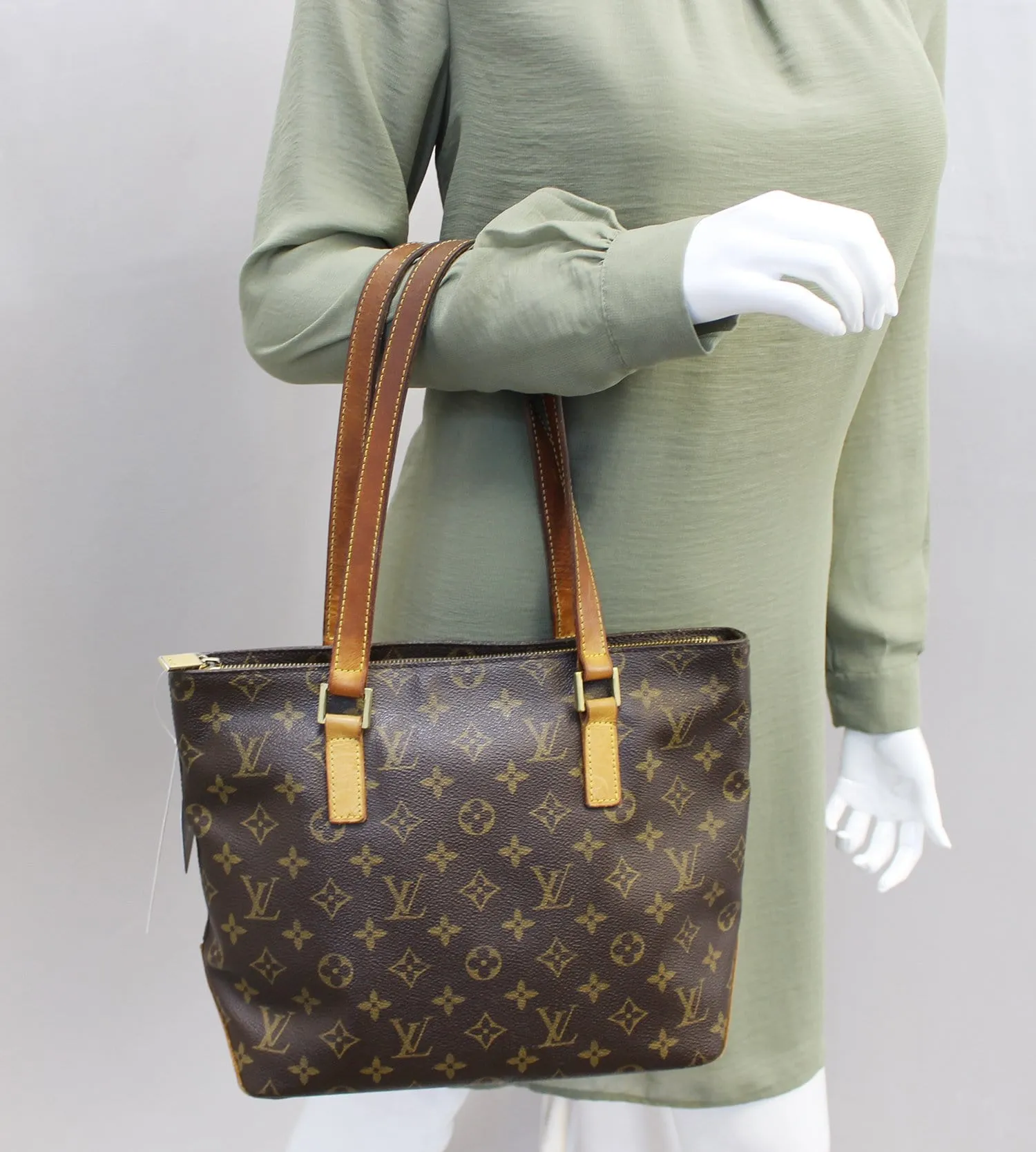 LOUIS VUITTON Monogram Canvas Cabas Piano Tote