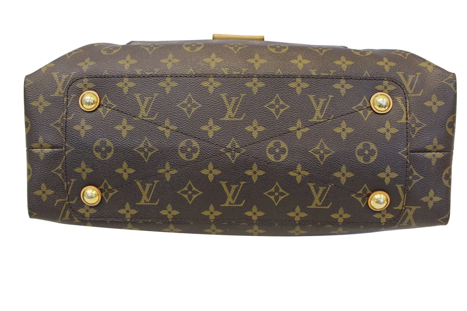 LOUIS VUITTON Monogram Canvas Camel Olympe Satchel Bag