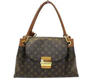 LOUIS VUITTON Monogram Canvas Camel Olympe Satchel Bag