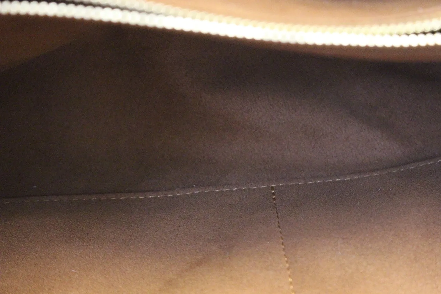 LOUIS VUITTON Monogram Canvas Camel Olympe Satchel Bag