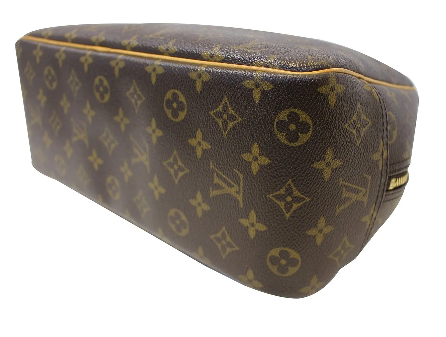 LOUIS VUITTON Monogram Canvas Deauville Brown Satchel Bag
