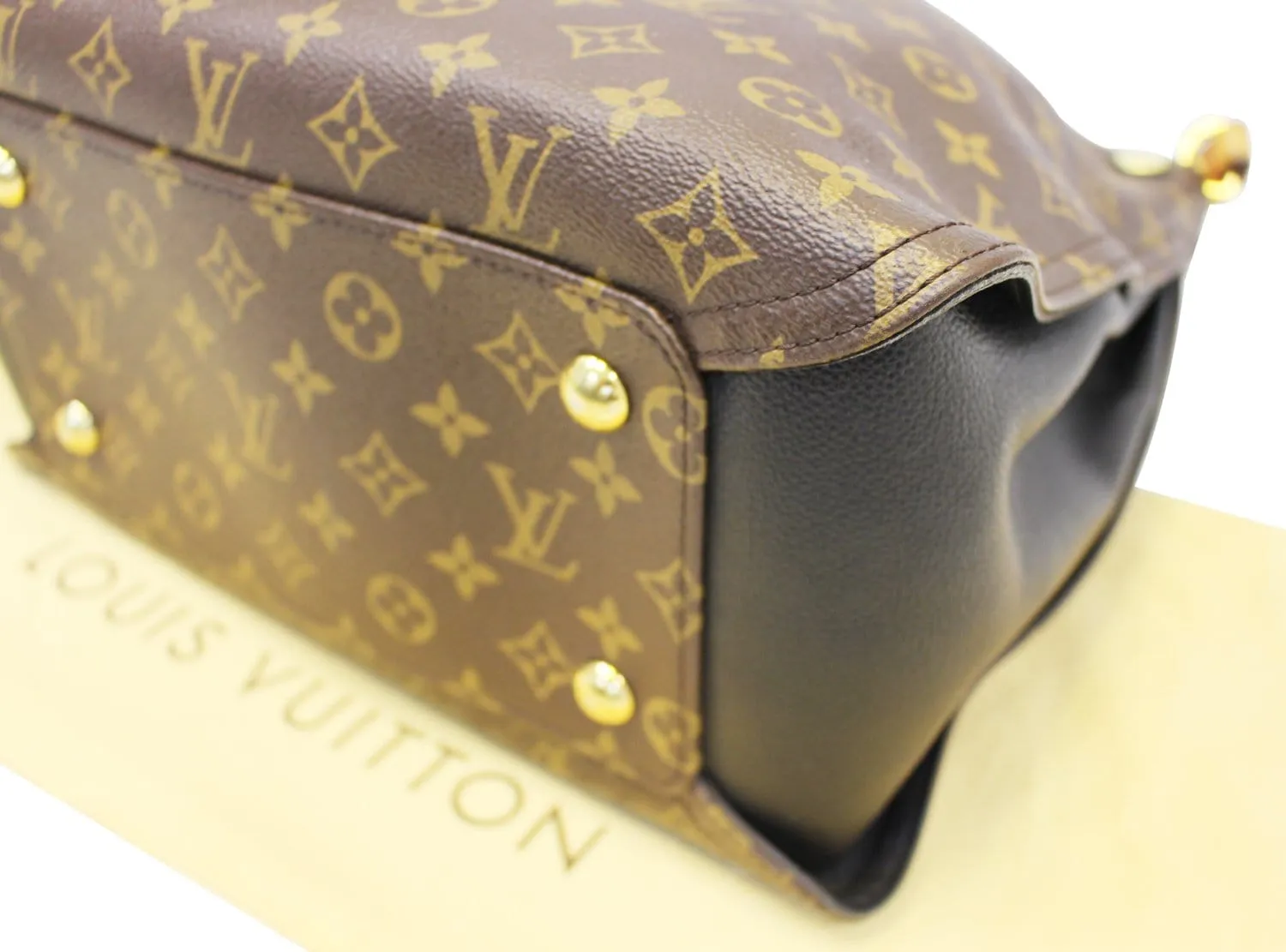 LOUIS VUITTON Monogram Canvas Gaïa Brown Satchel Bag