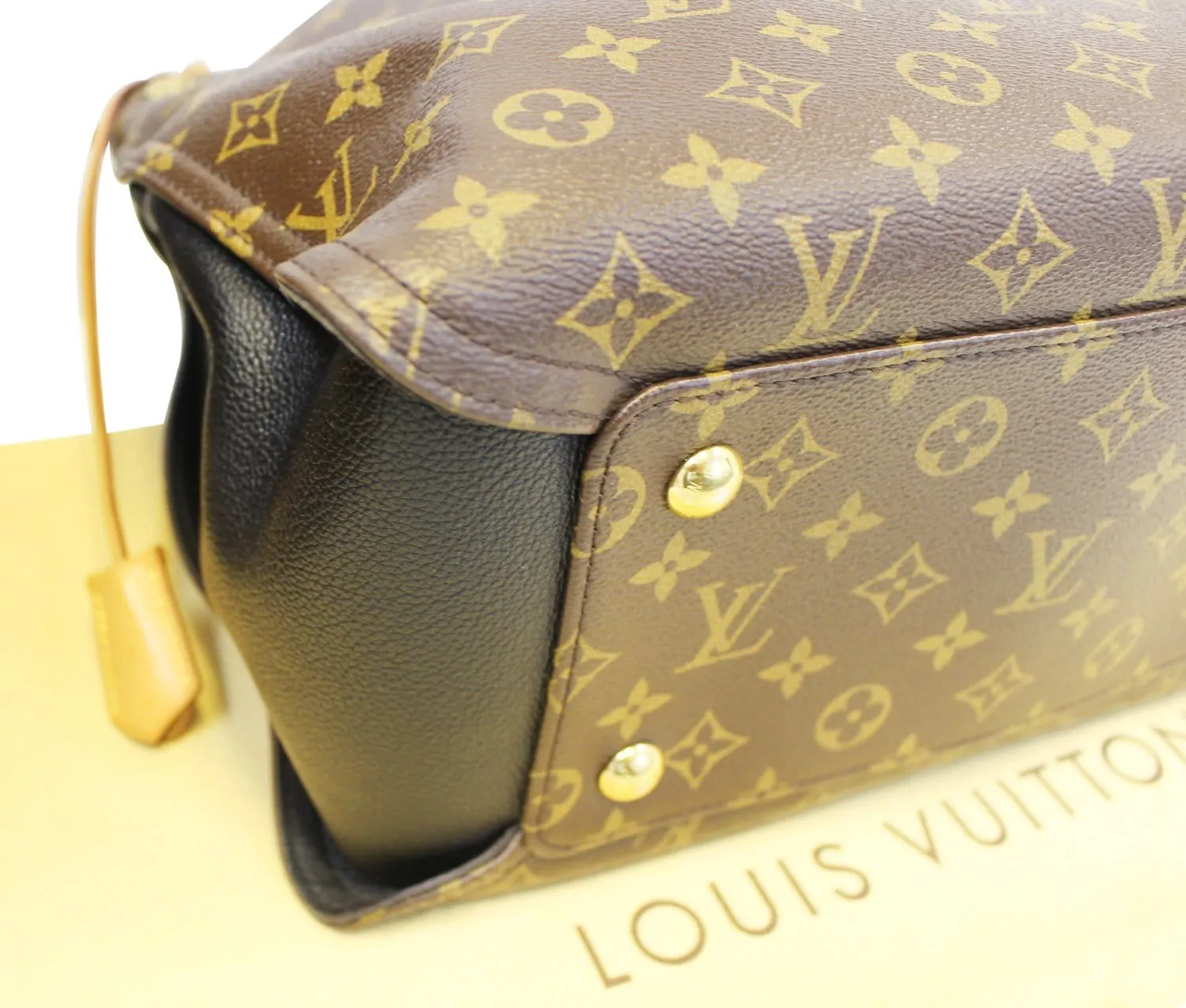 LOUIS VUITTON Monogram Canvas Gaïa Brown Satchel Bag