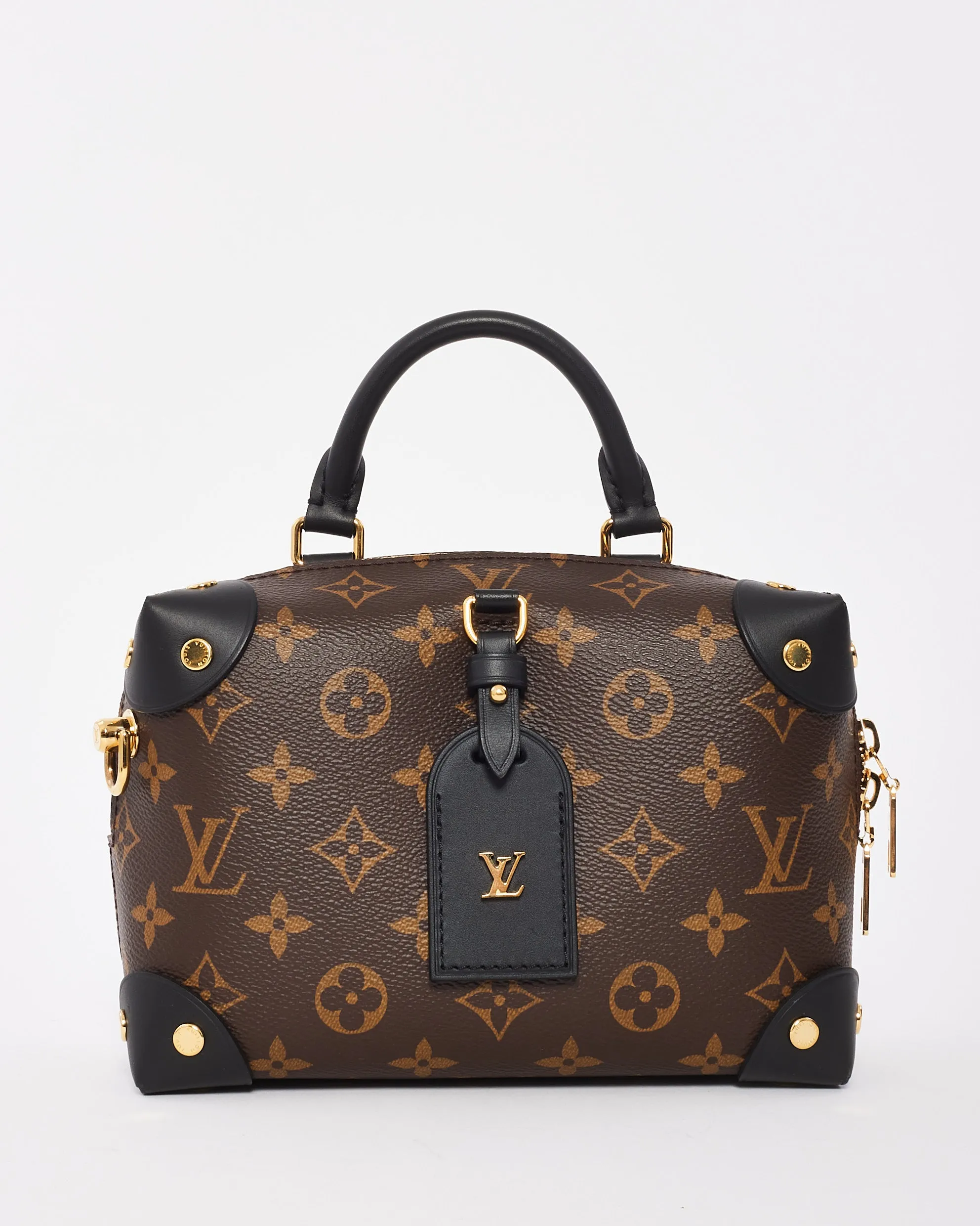 Louis Vuitton Monogram Canvas Petite Malle Souple Shoulder Bag