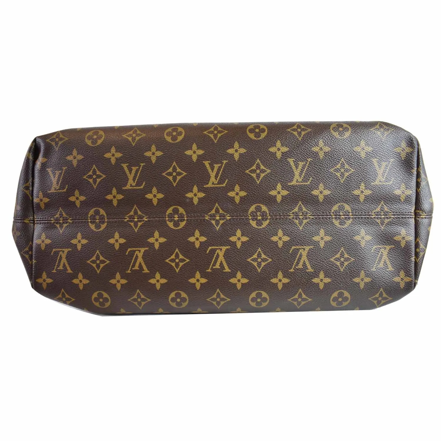 LOUIS VUITTON Monogram Canvas Raspail MM Shoulder Bag Brown