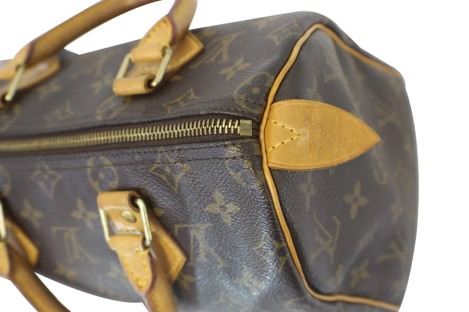 LOUIS VUITTON Monogram Canvas Speedy 25 Satchel Bag