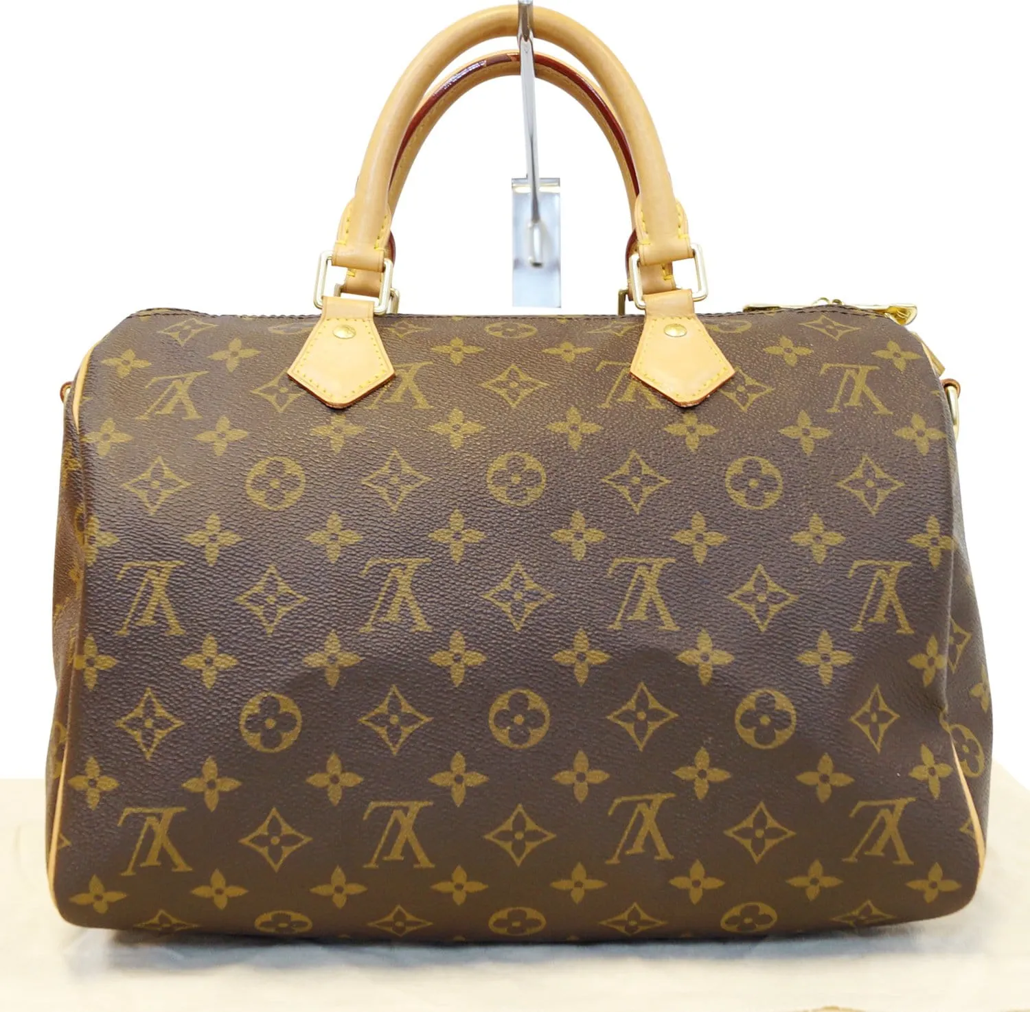 LOUIS VUITTON Monogram Canvas Speedy 30 Bandouliere Satchel Bag