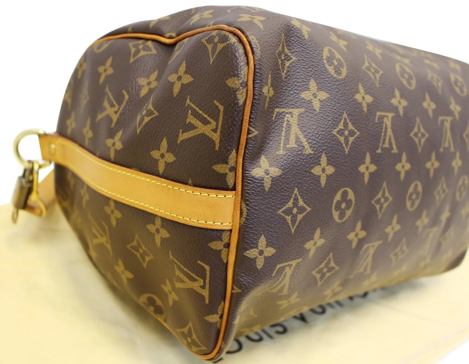LOUIS VUITTON Monogram Canvas Speedy 30 Bandouliere Satchel Bag