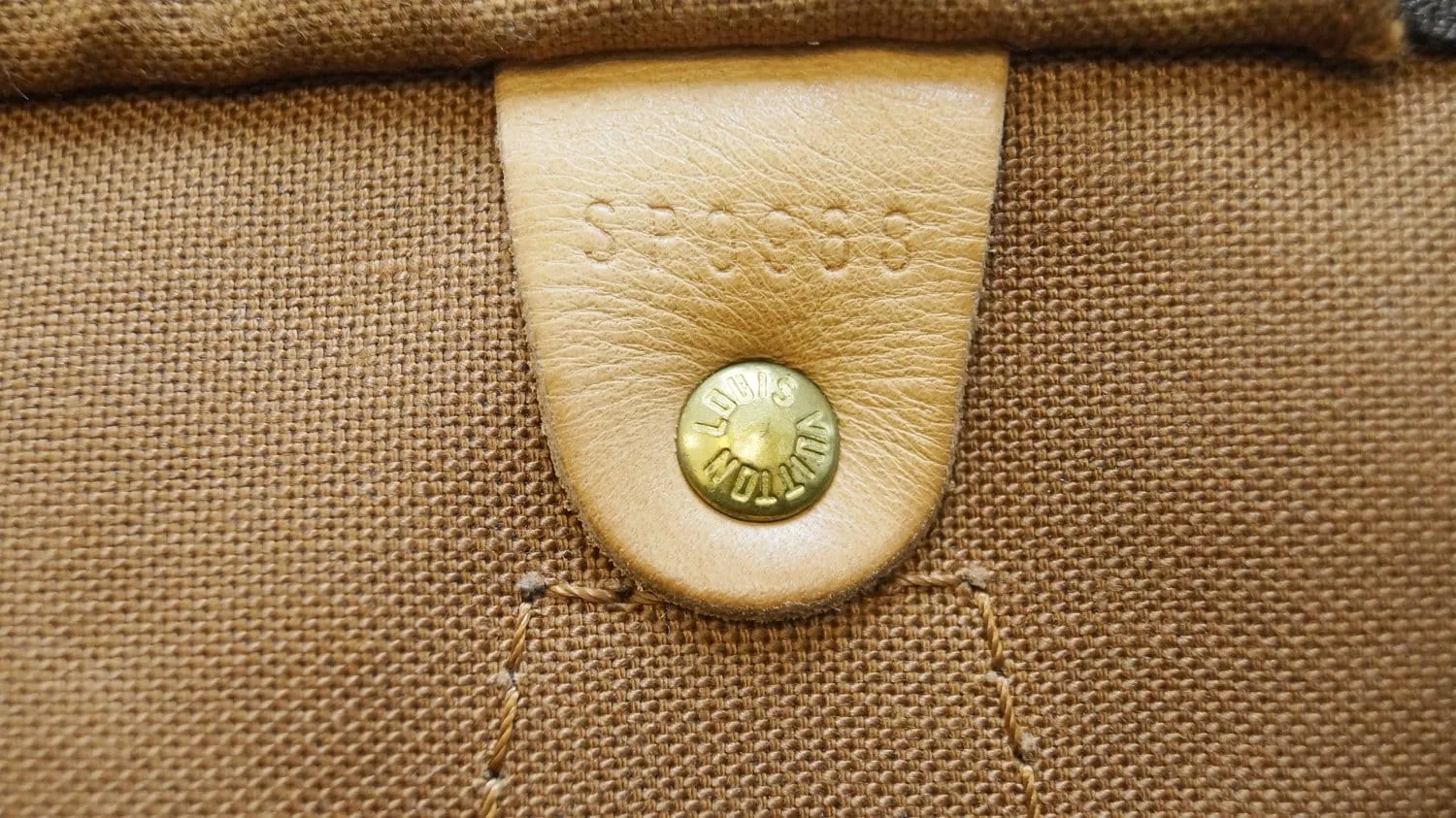 LOUIS VUITTON Monogram Canvas Speedy 35 Satchel Bag