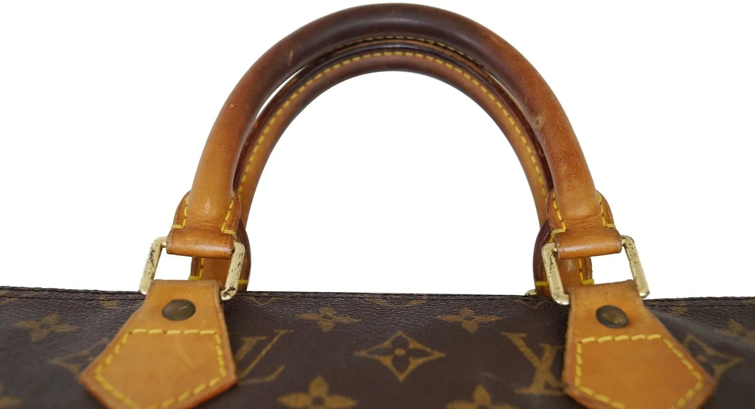 LOUIS VUITTON Monogram Canvas Speedy 35 Satchel Bag