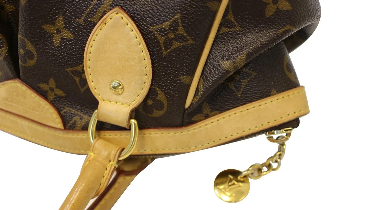 LOUIS VUITTON Monogram Canvas Tivoli PM Satchel Bag