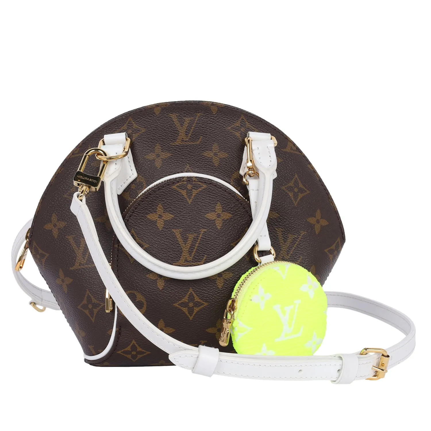 Louis Vuitton Monogram LV Match Ellipse BB White