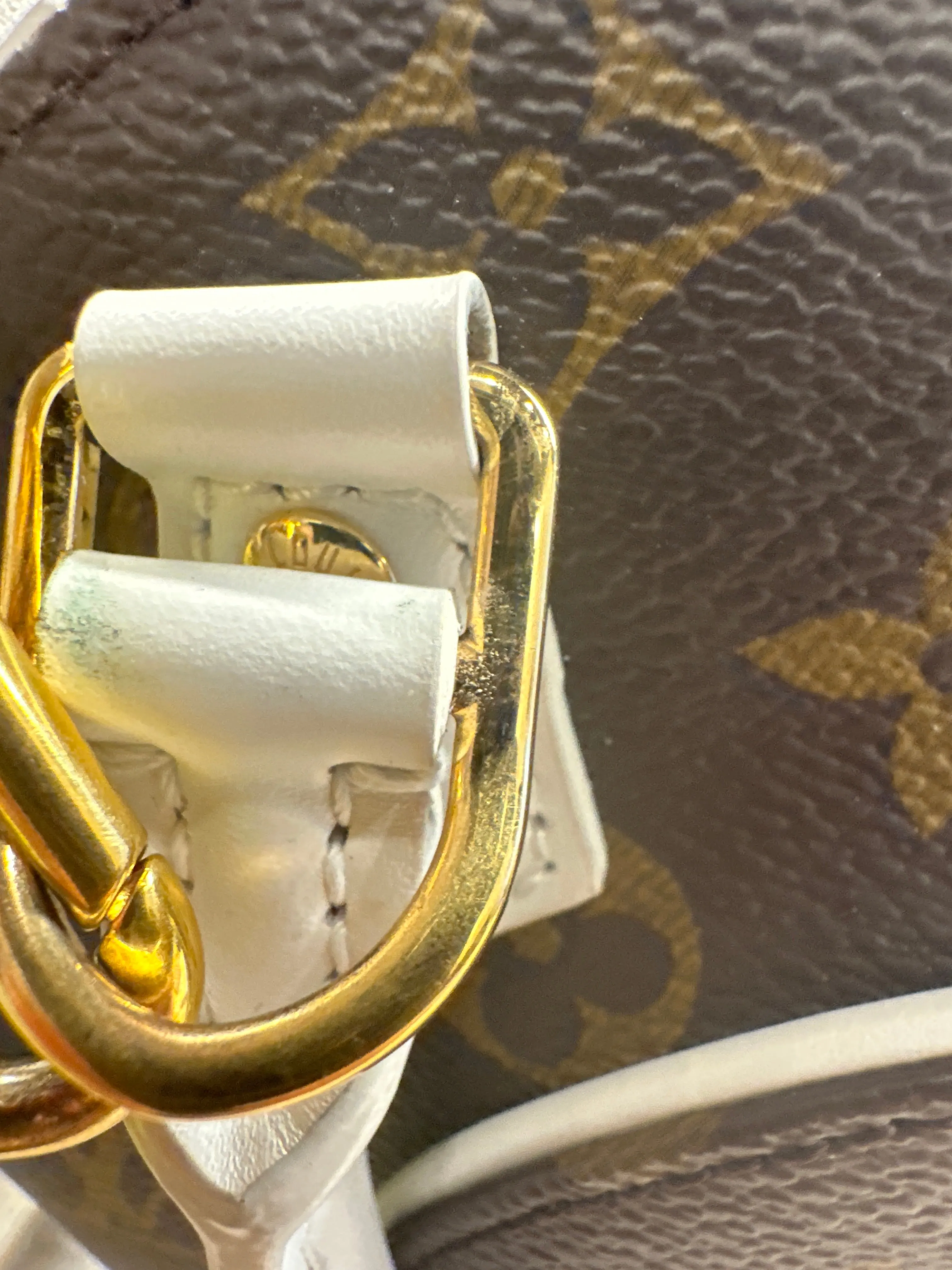 Louis Vuitton Monogram LV Match Ellipse BB White