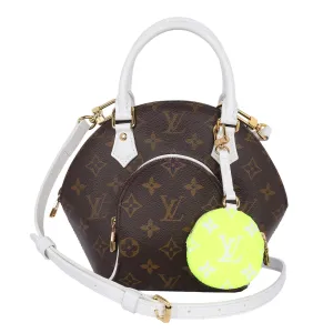 Louis Vuitton Monogram LV Match Ellipse BB White