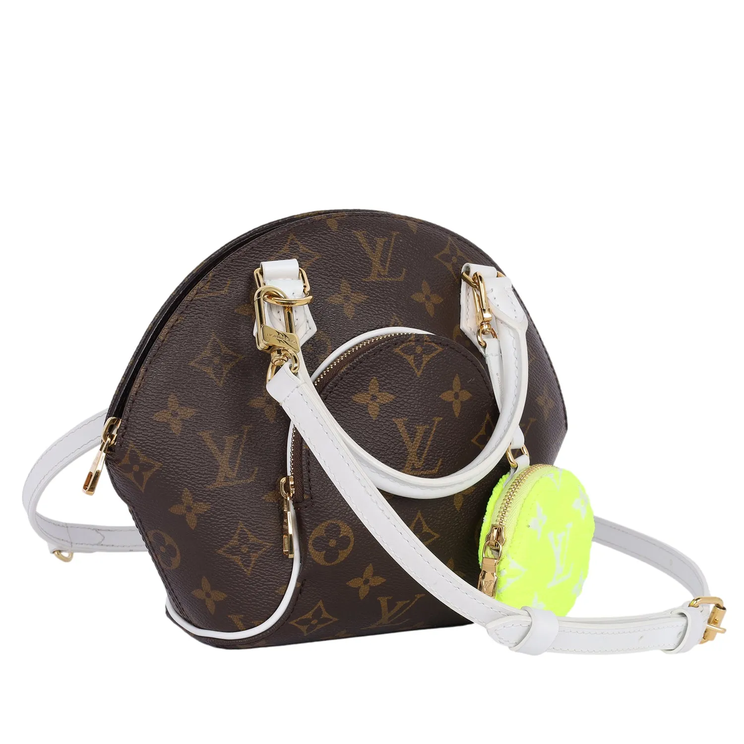 Louis Vuitton Monogram LV Match Ellipse BB White