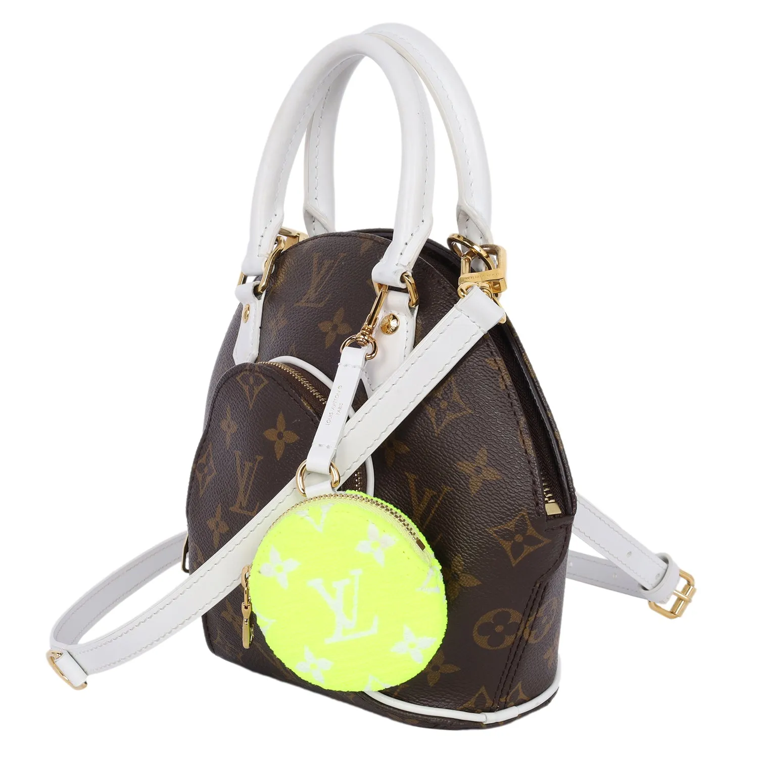 Louis Vuitton Monogram LV Match Ellipse BB White