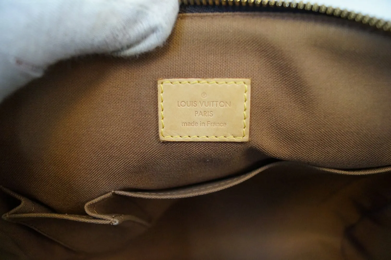 LOUIS VUITTON Monogram Tivoli GM Brown Tote Bag