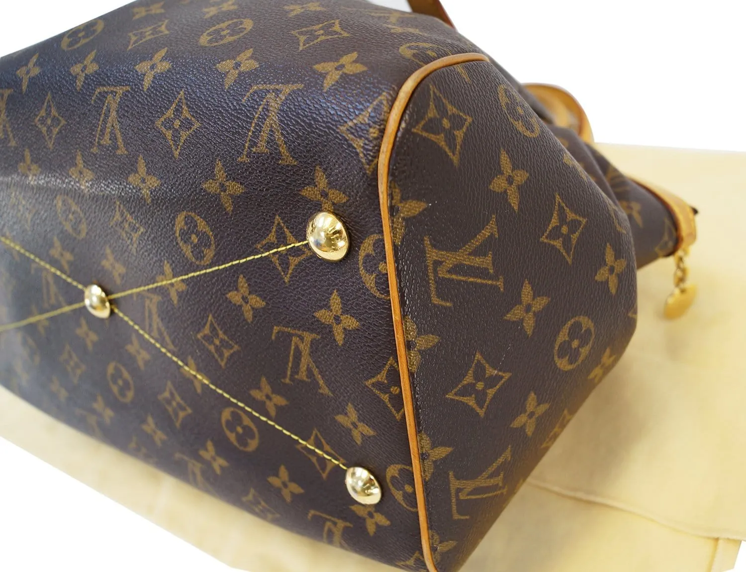 LOUIS VUITTON Monogram Tivoli GM Brown Tote Bag