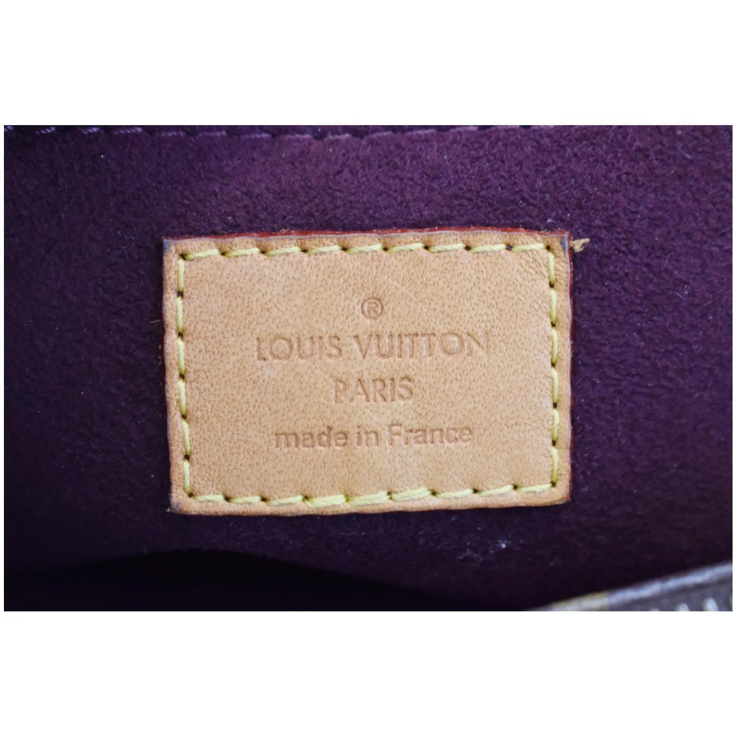 LOUIS VUITTON Montaigne GM Monogram Canvas Shoulder Bag Brown