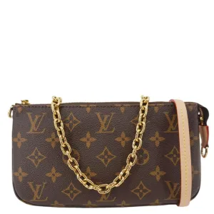 LOUIS VUITTON Multi Pochette Accessoires Monogram Canvas Shoulder Bag Brown