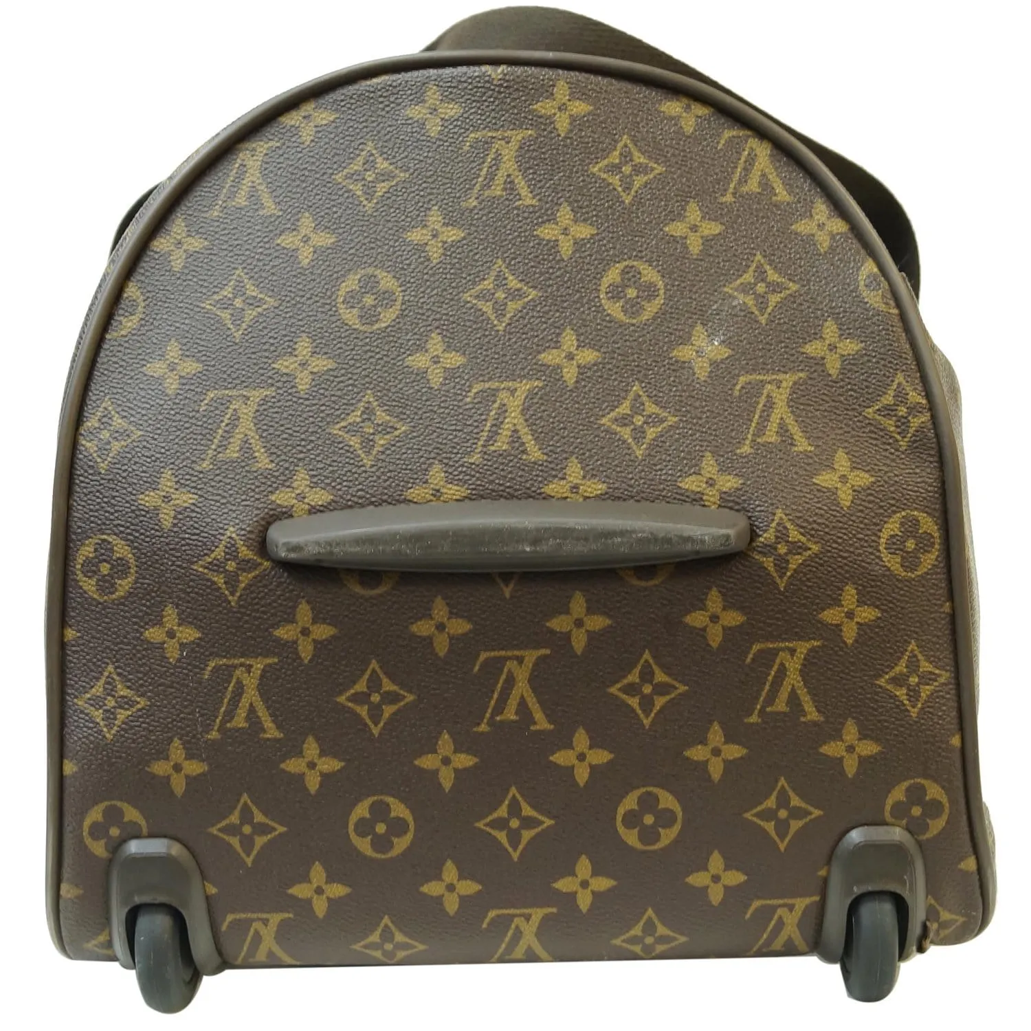 LOUIS VUITTON Neo Eole 55 Monogram Canvas Rolling Duffle Bag Brown