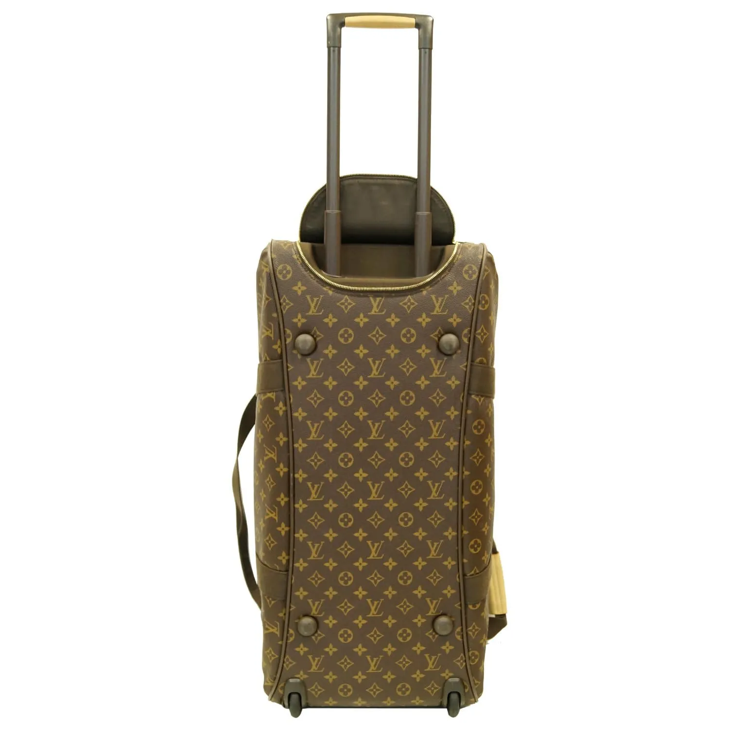 LOUIS VUITTON Neo Eole 55 Monogram Canvas Rolling Duffle Bag Brown