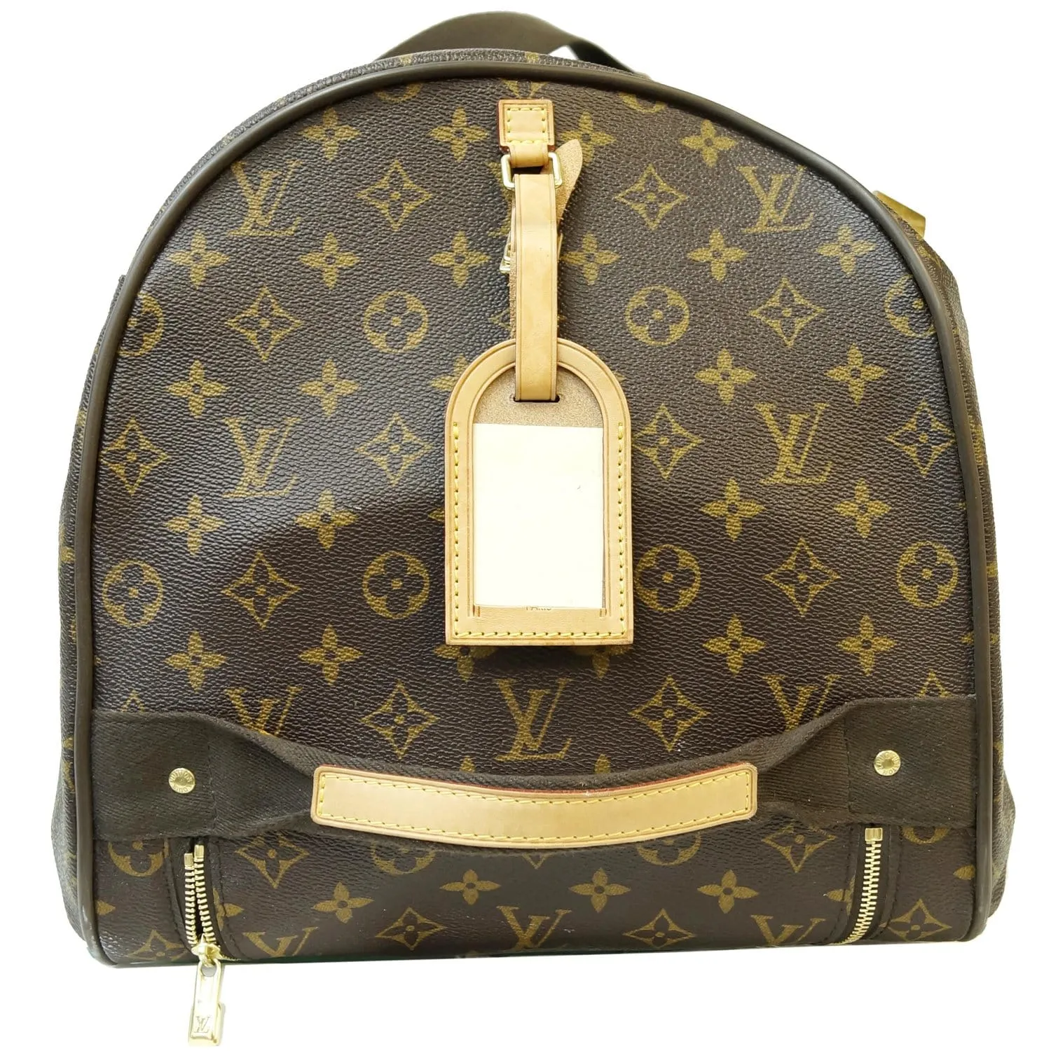 LOUIS VUITTON Neo Eole 55 Monogram Canvas Rolling Duffle Bag Brown