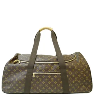 LOUIS VUITTON Neo Eole 55 Monogram Canvas Rolling Duffle Bag Brown