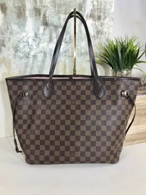 Louis Vuitton Neverfull MM DE Rose Ballerine Tote Bag