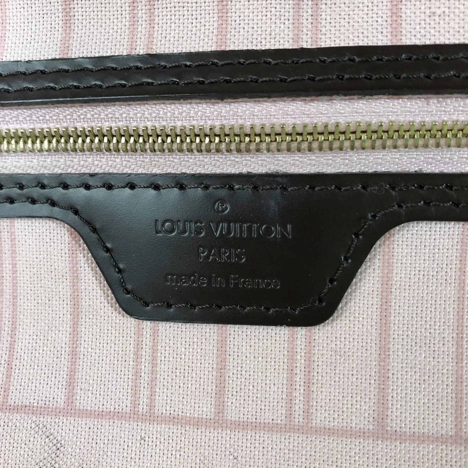 Louis Vuitton Neverfull MM DE Rose Ballerine Tote Bag
