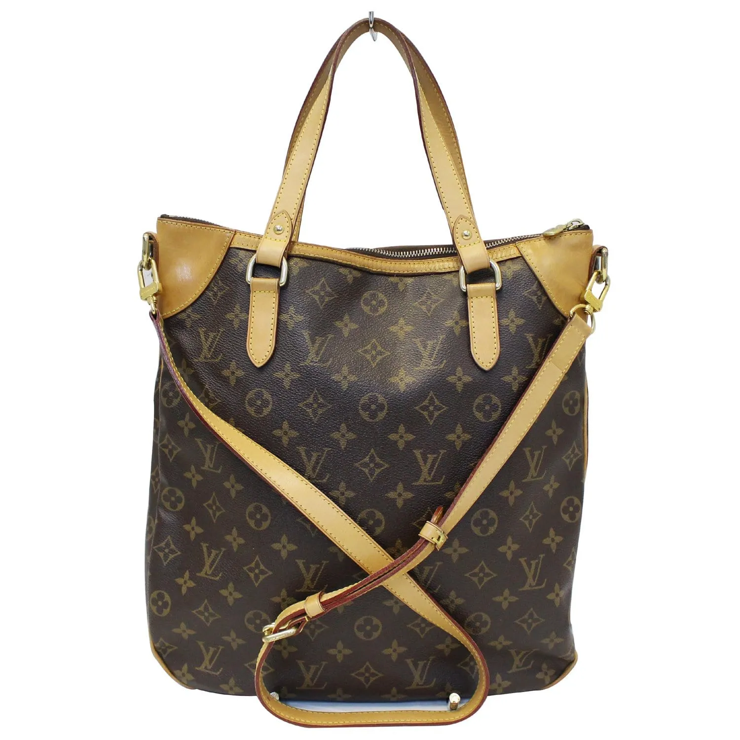 LOUIS VUITTON Odeon GM Monogram Canvas Shoulder Bag Brown