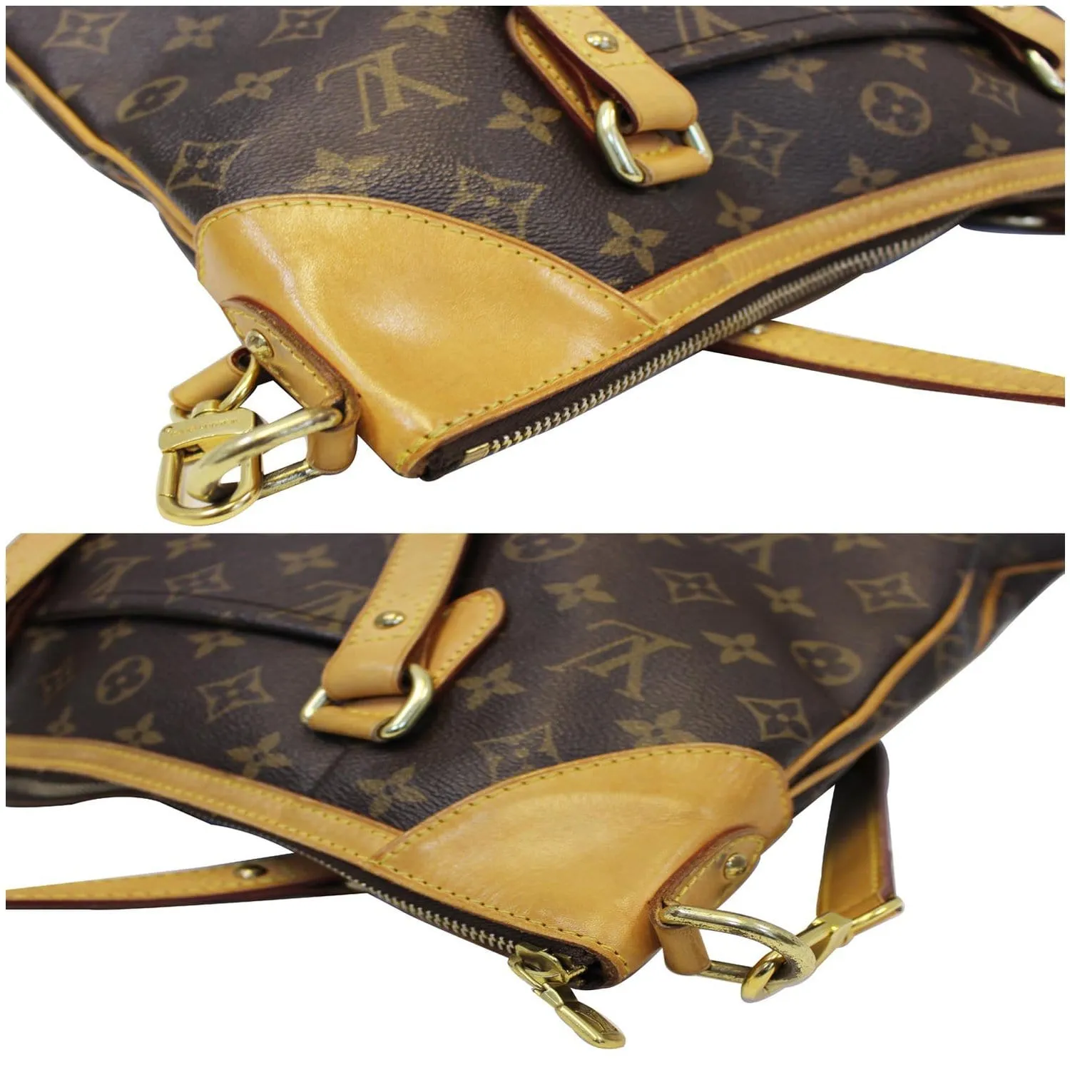 LOUIS VUITTON Odeon GM Monogram Canvas Shoulder Bag Brown