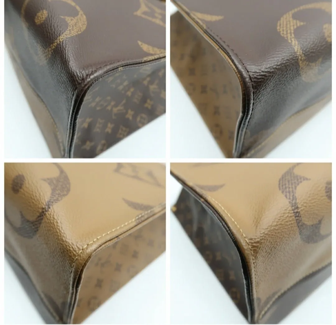 Louis Vuitton Onthego Brown Monogram Canvas Satchel Bag